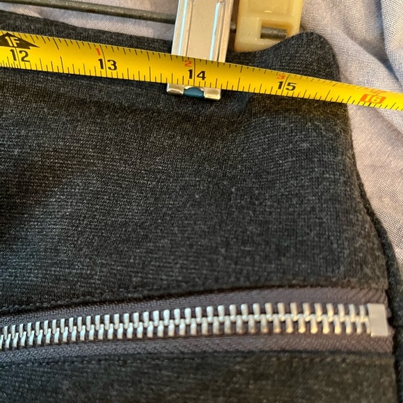 Micheal Kors size 10 gray pencil skirt back zip front zip pockets NWOT - Picture 7 of 10